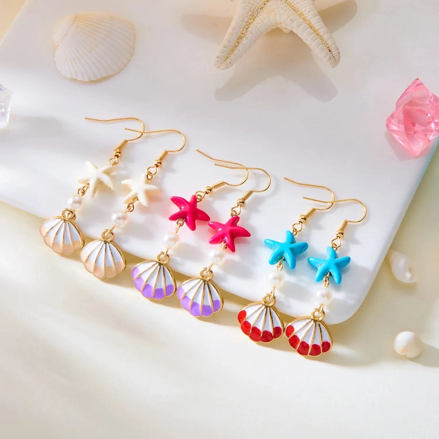 New Gothic Stereo Conch Personality Ancient Silver Stud Earrings for Men Women Hallowmas Punk Jewelry Vacation Accessory Gift