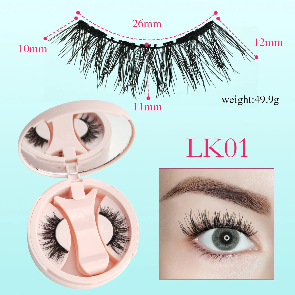 再利用可能 接着剤不要 マグネットまつげ 2025年新登場 敏感な目に優しい マグネットまつげ ナチュラル 3D ミンクまつげ メイクアップ