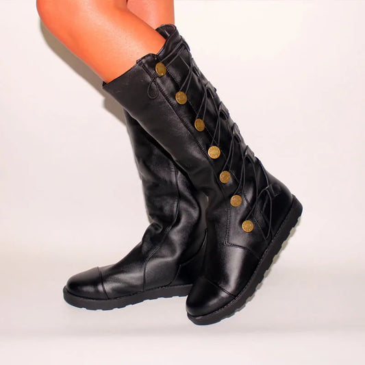 Women Boot Trend  Winter Fashion High Barrel Knight Boot Comfortable Long Barrel Boot Women Shoe 2024
