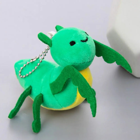 Creative Insect Series Animal Keychain Plush Doll Cartoon Key Pendant Toy Hanging Decoration Car Key Ring