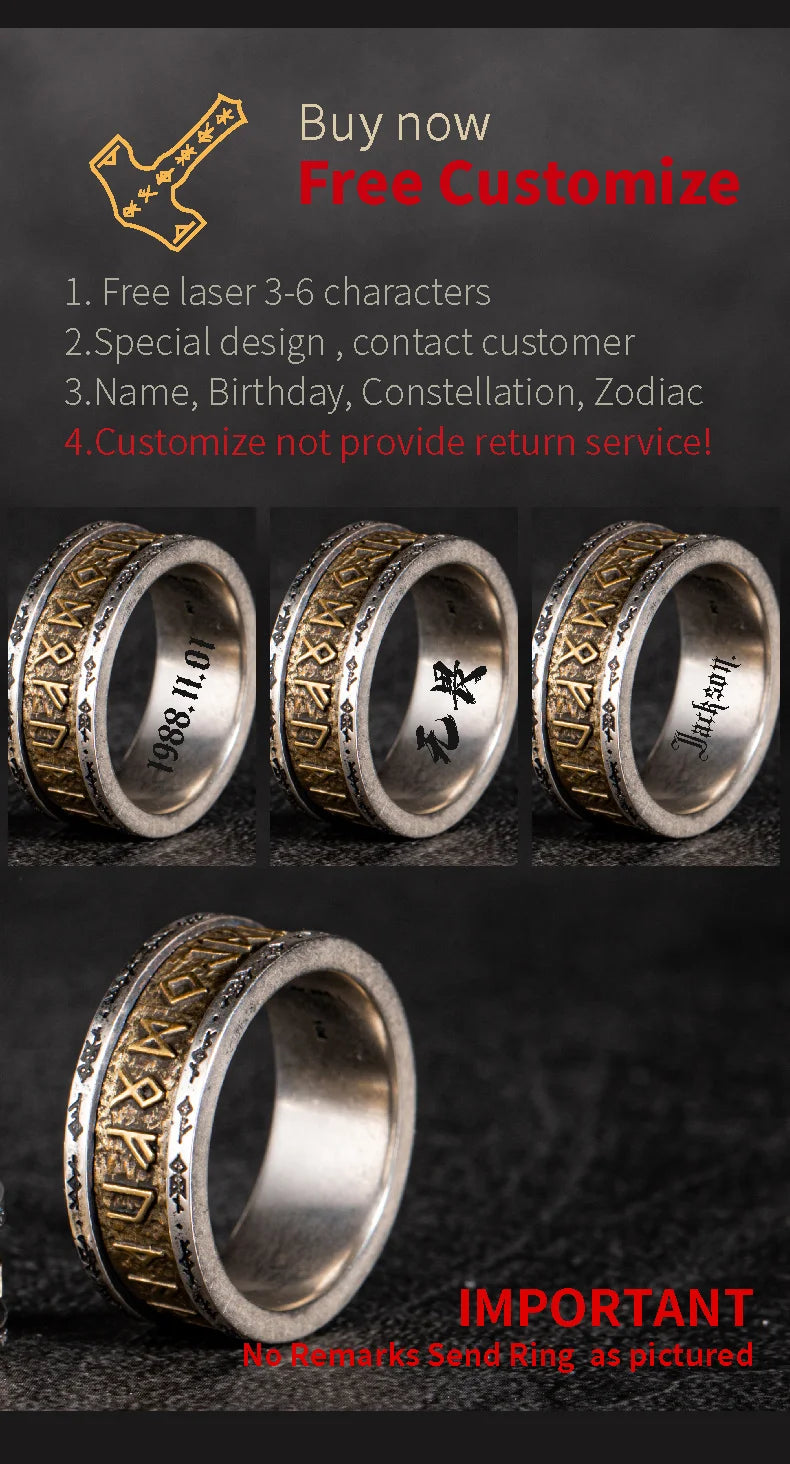 925シルバー 北欧バイキングルーンシルバーリング シルバー溶接銅製ファッションテールリングインデックスリングジュエリー