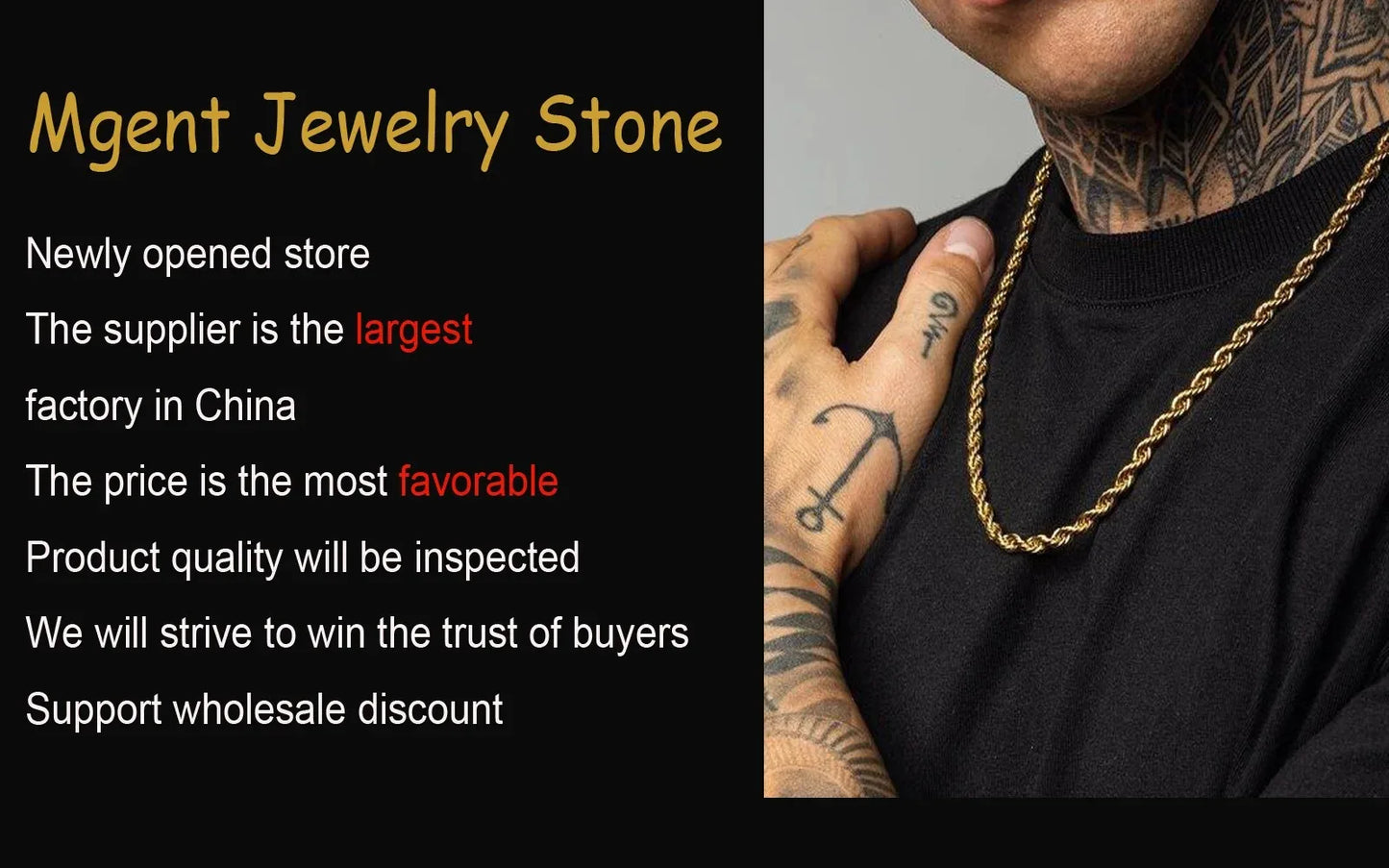 男性用高光沢キューバチェーンネックレス、7mmステンレススチールフラットキューバチェーンカラー、50/55/60cm男性用チェーン