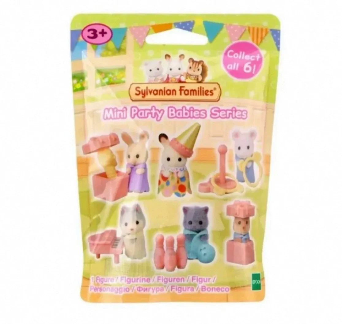 Sylvanian Families Baby Shopping Cake Party Forest Custom Blind Box Baby Mini Toys Kawaii Ternurines Collection  Birthday Gift