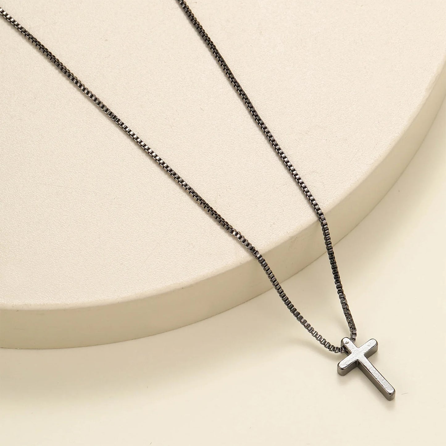個性的なクロスネックレス メンズ チェーン 首にかける ステンレススチールネックレス メンズ レディース アクセサリー ファッション ジュエリー