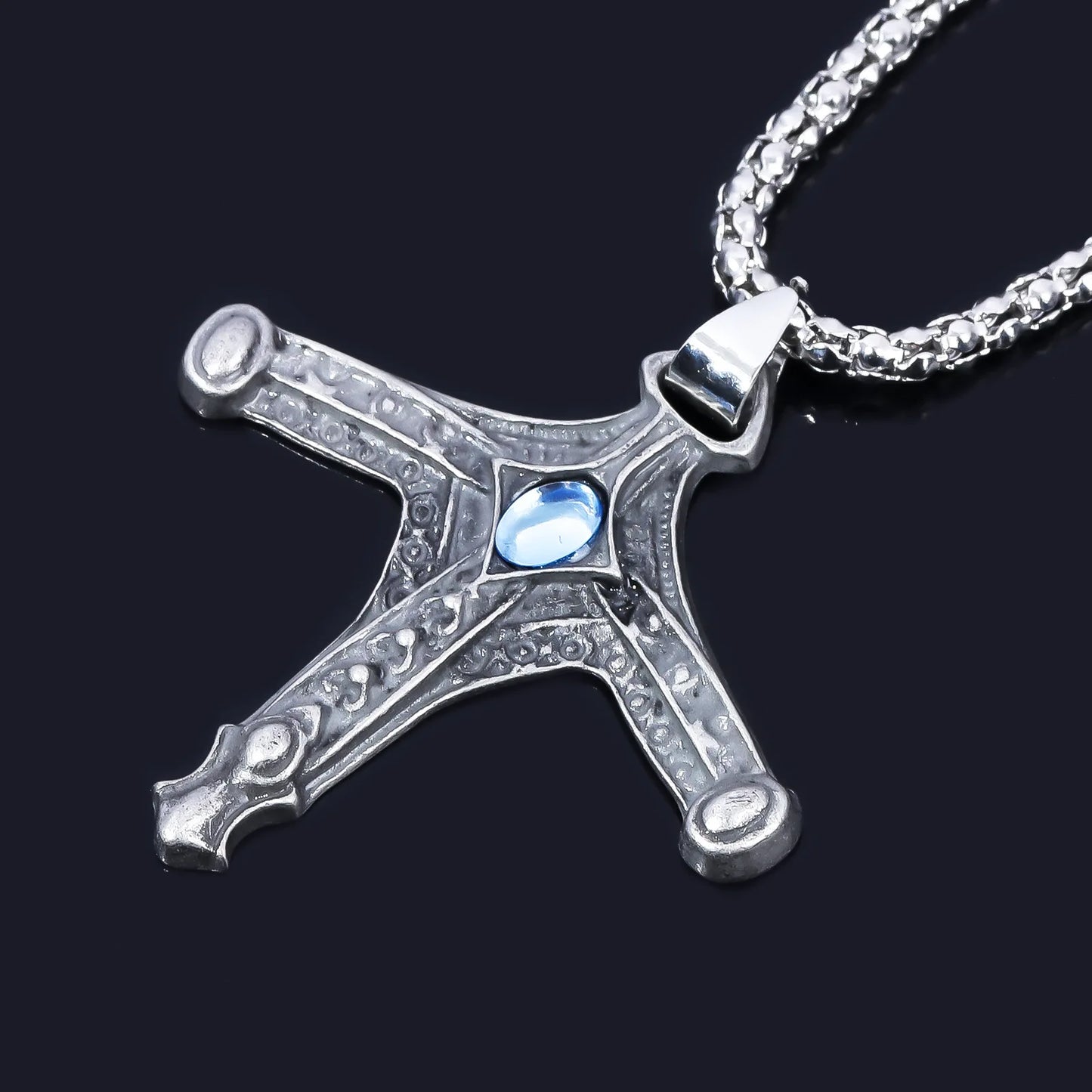 ゲーム Bloodborne ジュエリーネックレス ヴィンテージ クロスネックレス ペンダント 男性用 お守りネックレス メンズカラー 卸売