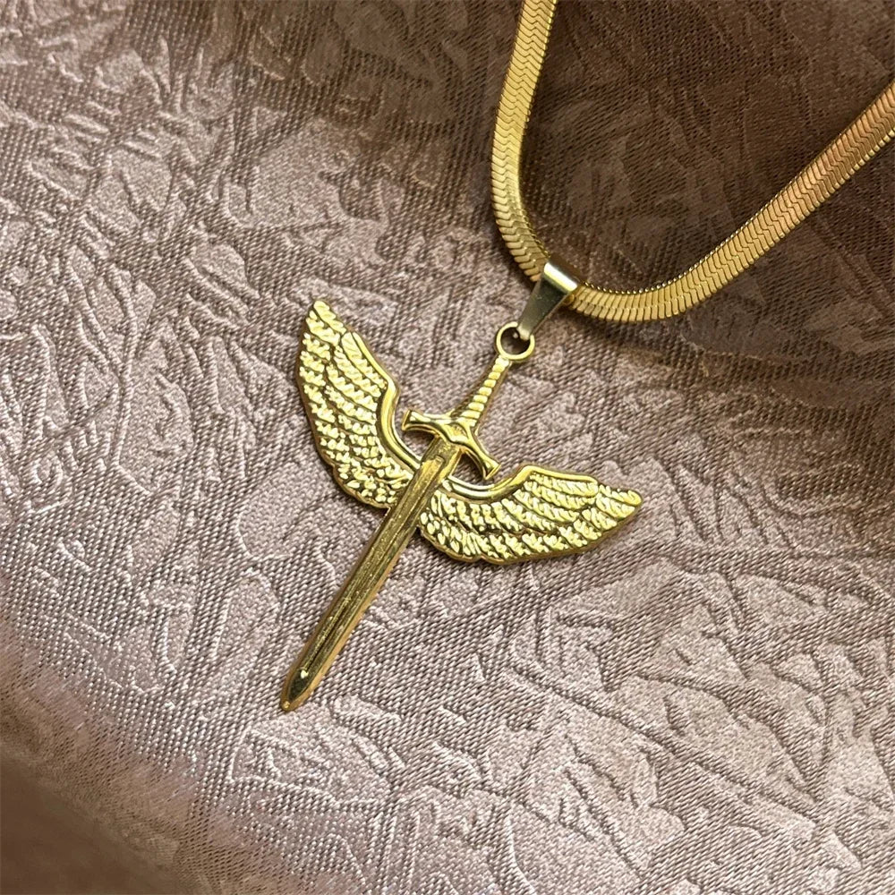 キリスト教イエス十字架ネックレス レディース メンズ ステンレススチールチェーン チョーカー 宗教的十字架ペンダント ジュエリー 祈り 洗礼ギフト