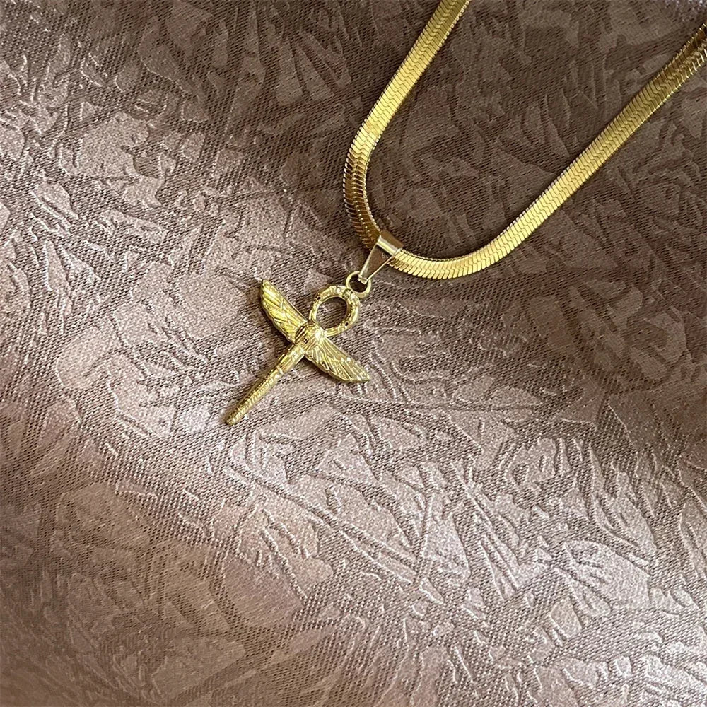 キリスト教イエス十字架ネックレス レディース メンズ ステンレススチールチェーン チョーカー 宗教的十字架ペンダント ジュエリー 祈り 洗礼ギフト