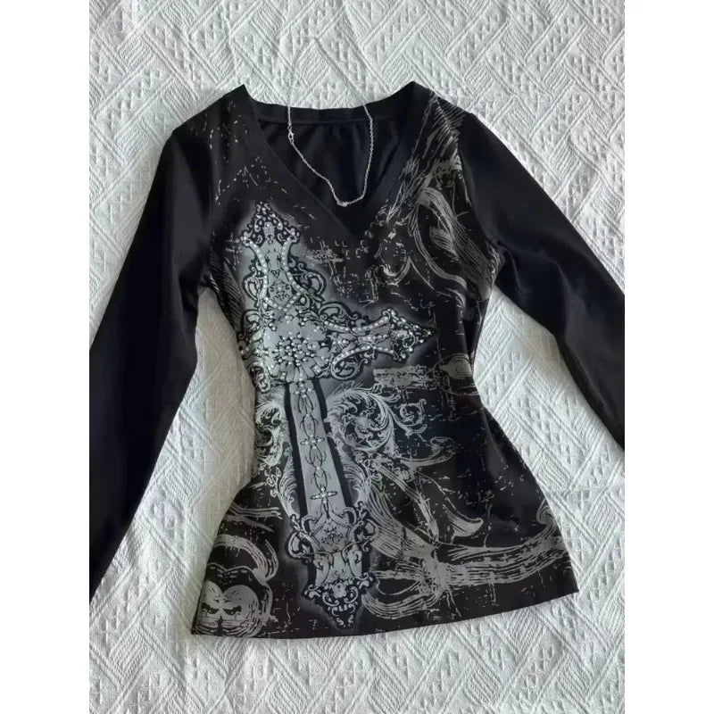 原宿系レタープリントTシャツ サブカルチャー レディース トップス Y2K Tシャツ 夏 ヴィンテージ 90年代 ホットガール クロップTシャツ 韓国風 グランジ キュート グラフィック