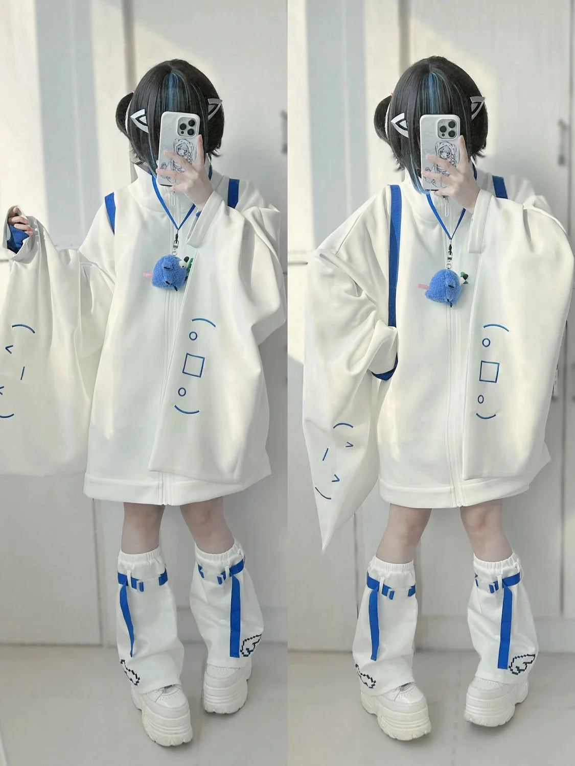 日本のサブカルチャージャケット レディース 春秋ファッション 無地 ジッパーコート 女性 2024 カジュアル 万能 ワイドスリーブ カーディガン トップス