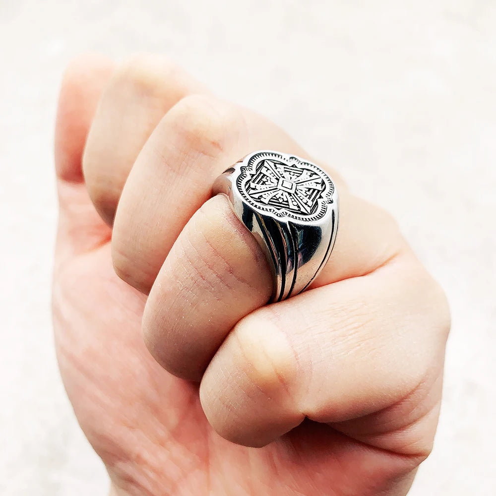 クラシッククロスリング ファインジュエリー レディース メンズ 2023年夏 新作 パーソナルラッキーギフト 925スターリングシルバー