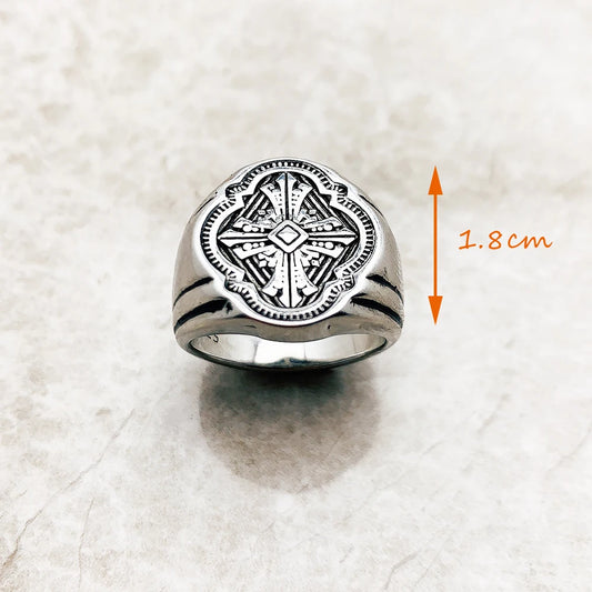 クラシッククロスリング ファインジュエリー レディース メンズ 2023年夏 新作 パーソナルラッキーギフト 925スターリングシルバー