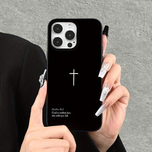 クリエイティブファッションクロス型携帯ケース iPhone 16 17 15 14 13 12 11 Pro Max 7 8 Plus 16E 17Air 耐衝撃ソフトカバー