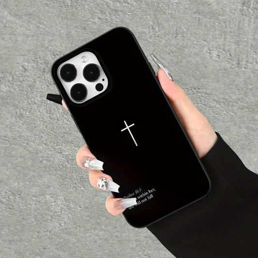 クリエイティブファッションクロス型携帯ケース iPhone 16 17 15 14 13 12 11 Pro Max 7 8 Plus 16E 17Air 耐衝撃ソフトカバー