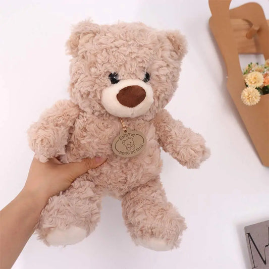 PP Cotton Cute Bear Plush Doll Simulation Fluffy Bear Plush Kids Toy Soft Collection Stuffed Animals Plush Doll Adults Children