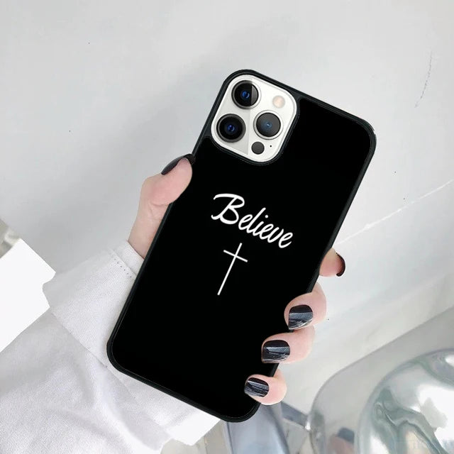 聖書 イエス・キリスト キリスト教 十字架 スマホケースカバー iPhone 17 Air 16 15 14 SE 2020 11 12 13 Pro MAX Plus用
