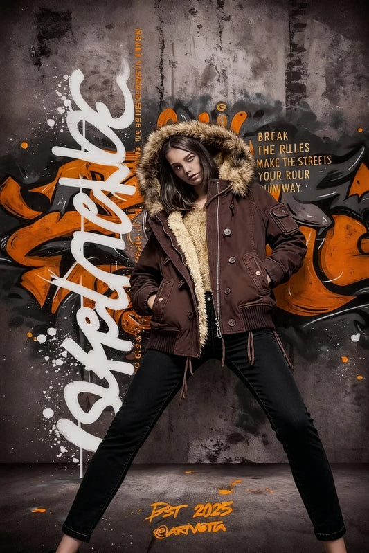 レディース Y2K 冬用パーカージャケット フェイクファーフード付き 暖かいシェルパ裏地 ジップアップ ボンバーコート カジュアルアウター ブラウン プラスサイズ 防風