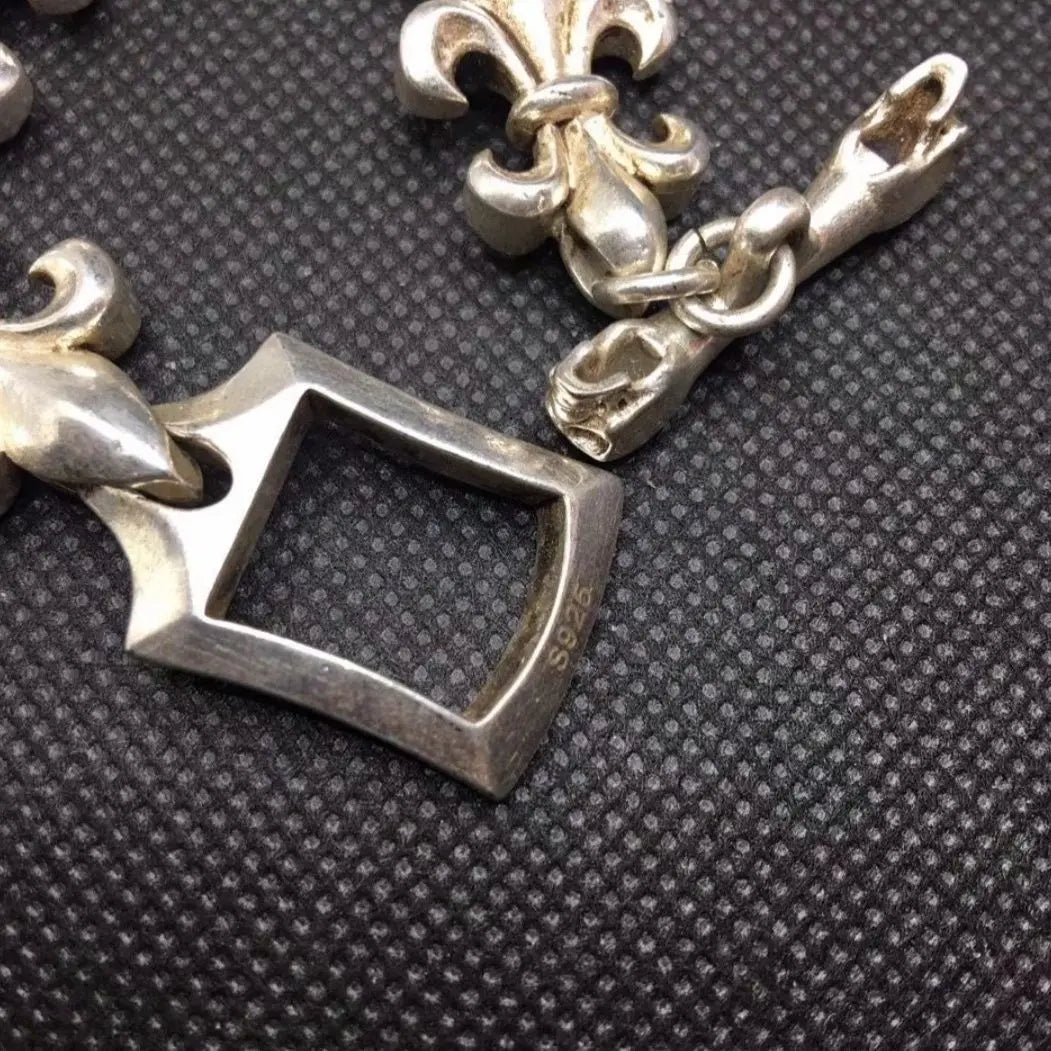 チベットのシルバーブレスレット。男女兼用の民族風手作り干支幸運のお守りビーズ。