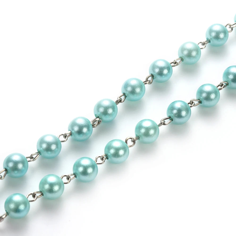 ファッションヴィンテージクロスネックレスロザリオビーズチェーンイエス十字架聖母マリアペンダントチェーンジュエリーネックレス