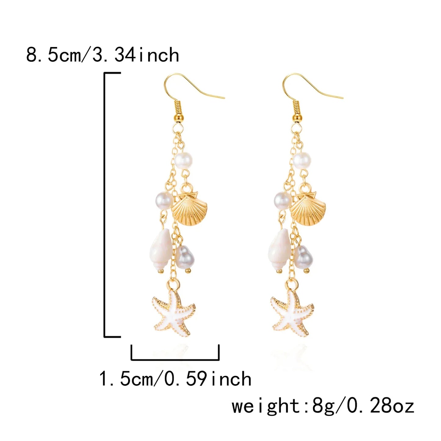 New Gothic Stereo Conch Personality Ancient Silver Stud Earrings for Men Women Hallowmas Punk Jewelry Vacation Accessory Gift