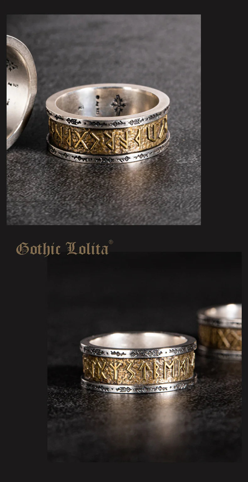 925シルバー 北欧バイキングルーンシルバーリング シルバー溶接銅製ファッションテールリングインデックスリングジュエリー