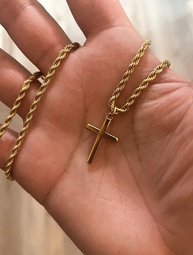 クロスペンダントネックレス メンズネックレス 新ファッション メタルペンダントアクセサリー パーティージュエリー