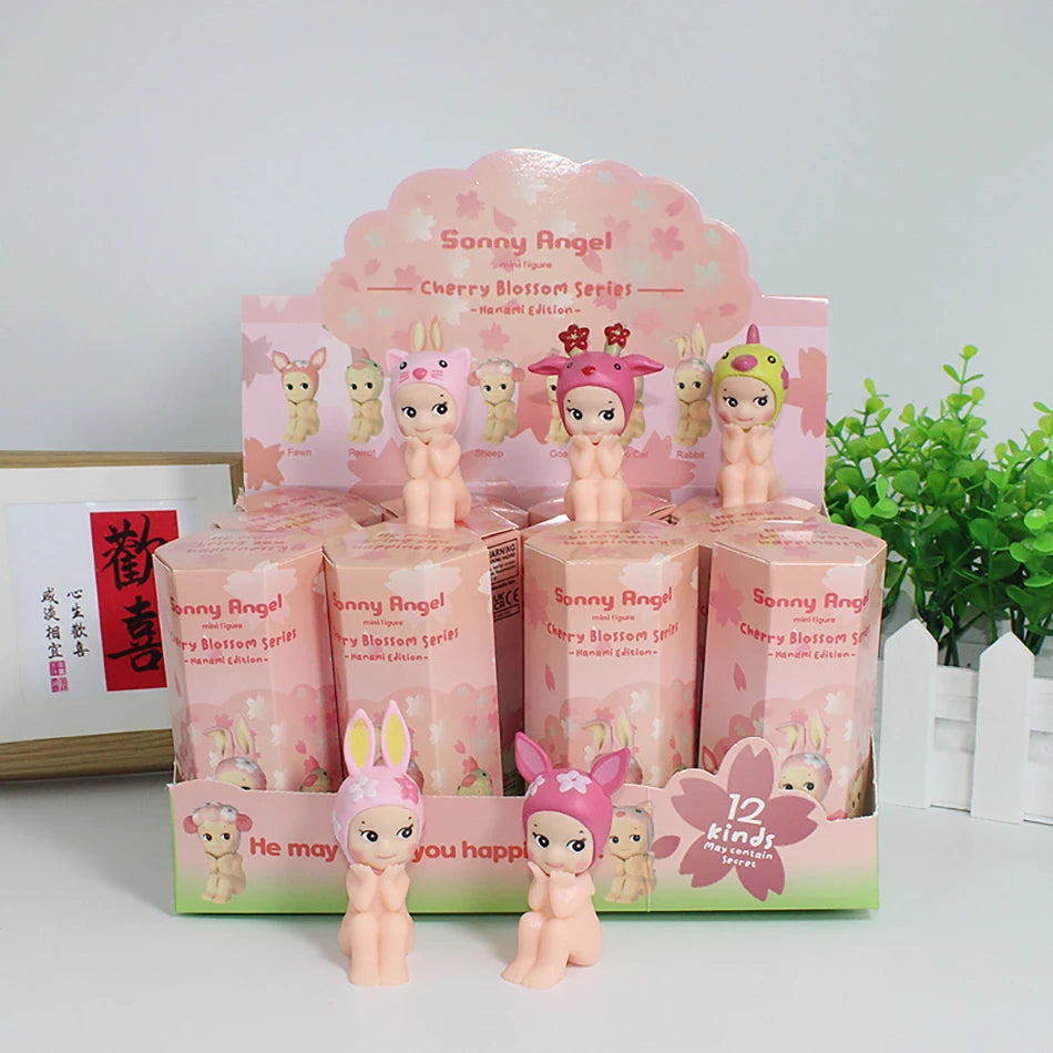 2025 Hot Sell Sonnes Angels Cherry Blossom Series Anime Figures Ornaments Dolls Fans Children Gift Random