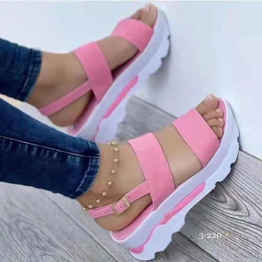Women Sandals Lightweight Heels Sandals Summer Shoes for Women Wedge Sandal with Platform Sandalias Mujer Wedges Shoes Female