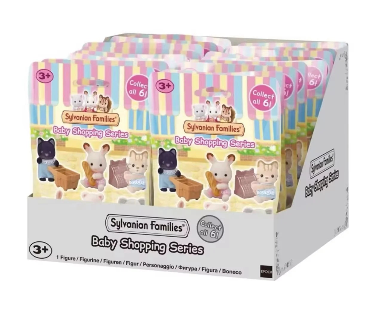 Sylvanian Families Baby Shopping Cake Party Forest Custom Blind Box Baby Mini Toys Kawaii Ternurines Collection  Birthday Gift