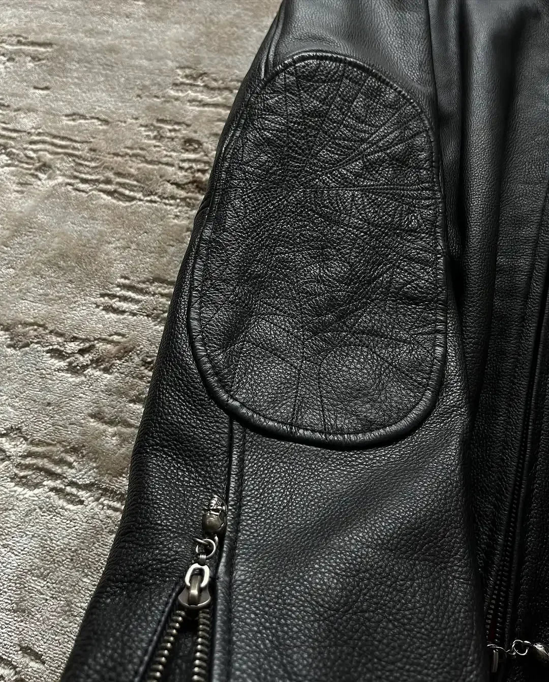 Y2K 新作 アフリクション ジャケット ストリート ヒップホップ スカル 刺繍 コート メンズ ヴィンテージ 原宿 ゴシック パンク ルーズ PUレザー ジッパー ジャケット