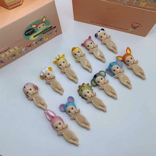 Hot Better Quality Sonny Angel Hippers Mini Figures Animals Series Blind Box PVC Toy Fans Desktop Phone Car Ornaments Doll Gifts