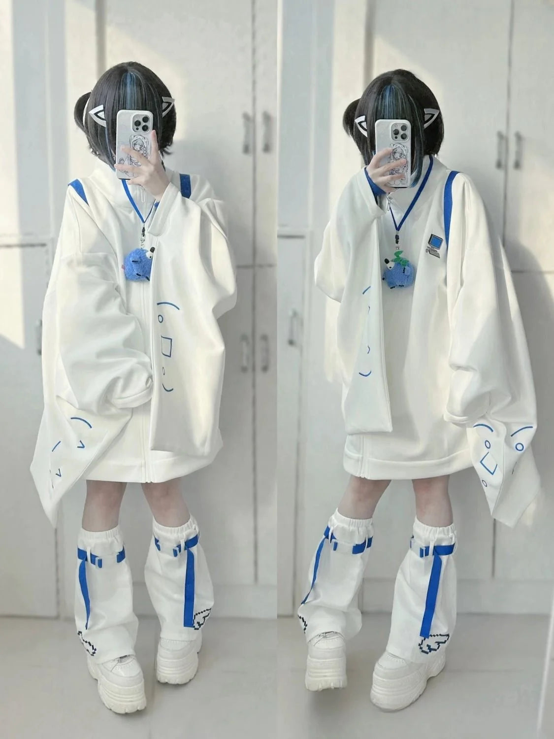 日本のサブカルチャージャケット レディース 春秋ファッション 無地 ジッパーコート 女性 2024 カジュアル 万能 ワイドスリーブ カーディガン トップス