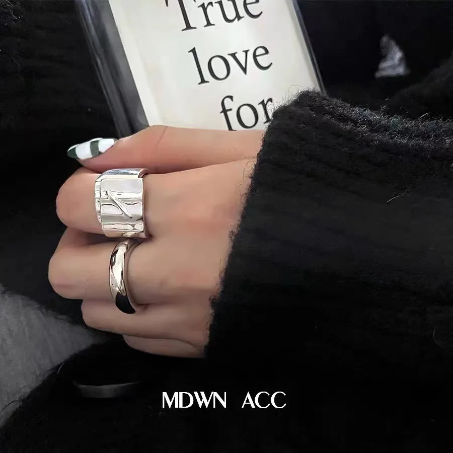 ヴィンテージ シルバーメッキ クロスリングセット レディース ゴシック パンク スチームパンク バタフライリングセット パーティー ファッション ジュエラー