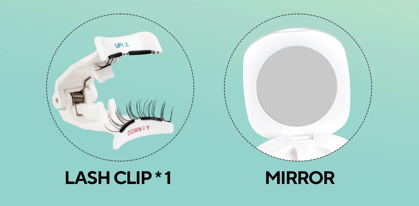 VYRILA ソフトマグネットまつげ 接着剤不要 再利用可能 ナチュラルな見た目 3Dまつげ 簡単に装着可能 アイメイク用ソフトマグネットまつげキット