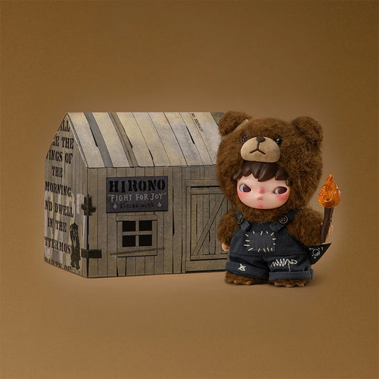 【P.L.】POP MART Hirono Living Wild-Fight for Joy Plush Doll to 2pcs per Order