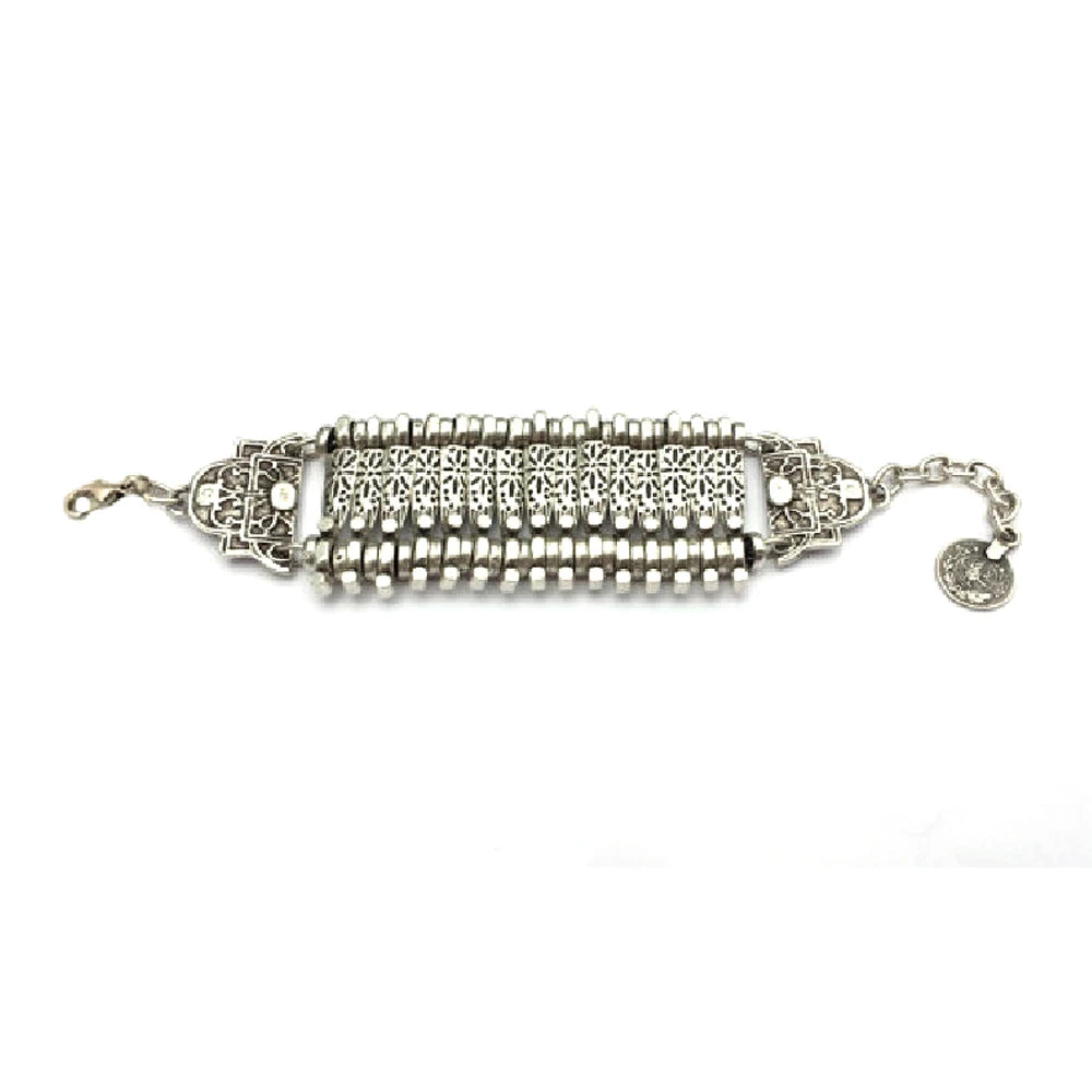 ヴィンテージシルバーゴールドコインブレスレット レディース メンズ ボヘミアン ヒッピー ビーチパーティー アフガニスタン トルコ マルセイユ エスニックブレスレット ジュエリー