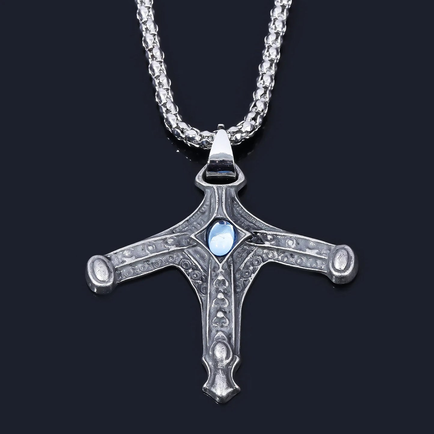 ゲーム Bloodborne ジュエリーネックレス ヴィンテージ クロスネックレス ペンダント 男性用 お守りネックレス メンズカラー 卸売