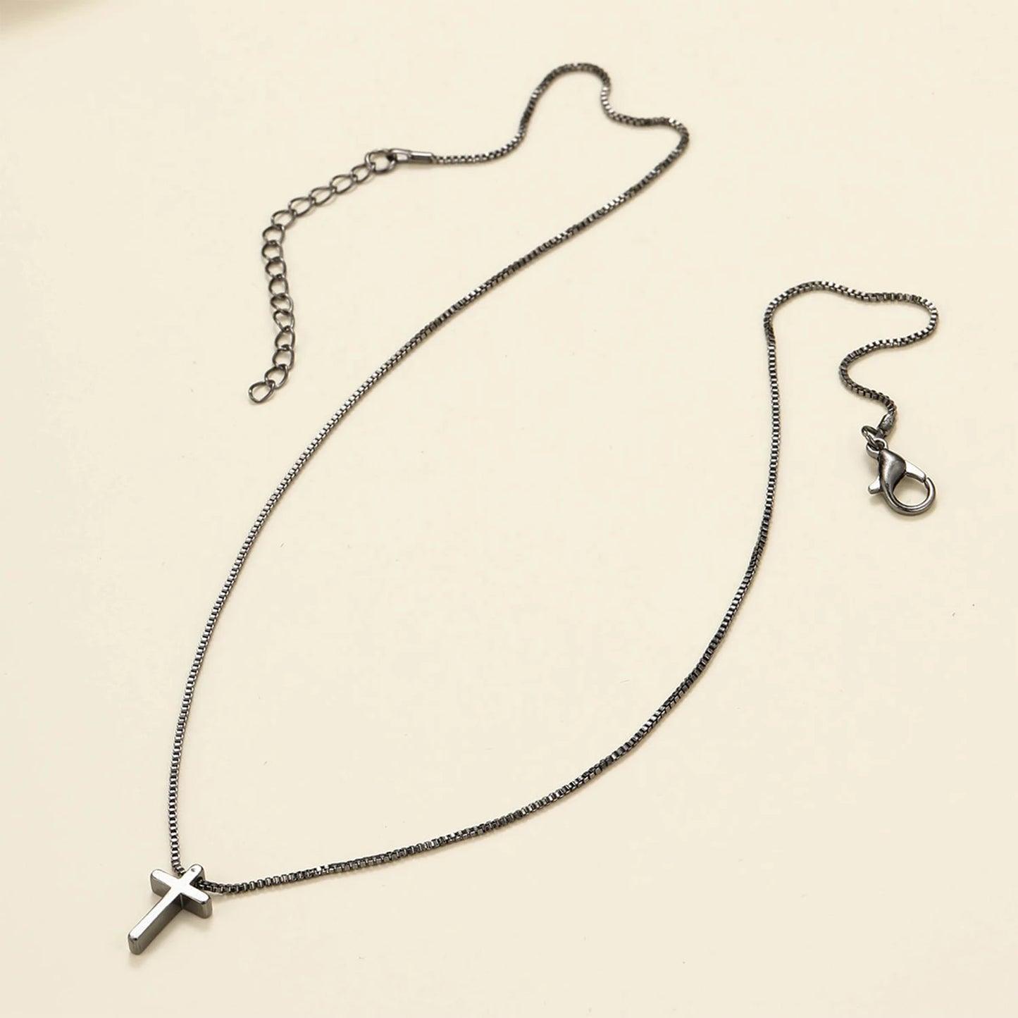 個性的なクロスネックレス メンズ チェーン 首にかける ステンレススチールネックレス メンズ レディース アクセサリー ファッション ジュエリー