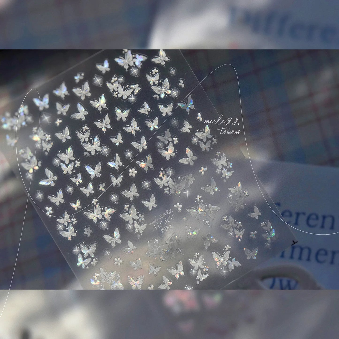 1pcs Cute A bag of Starfish Nail Charm Stickers 3D Jelly Ocean Fish Bubble Adhesive Nail Sticker DIY Summer Nail Art Decorations