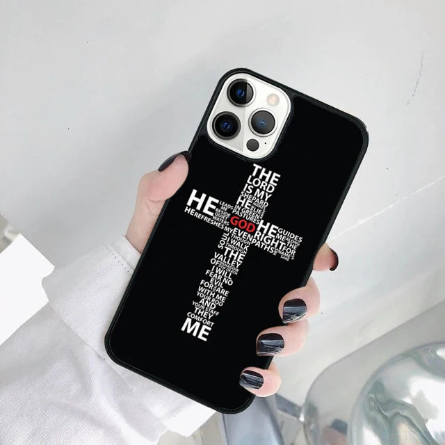 聖書 イエス・キリスト キリスト教 十字架 スマホケースカバー iPhone 17 Air 16 15 14 SE 2020 11 12 13 Pro MAX Plus用