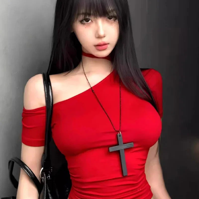 2025年新作　クールパンクゴシックウッドクロスペンダントネックレス　レディース　メンズ　ヴィンテージ　ブラック　ホワイト　ヒップホップ　Y2Kネックレス　パーティージュエリーギフト