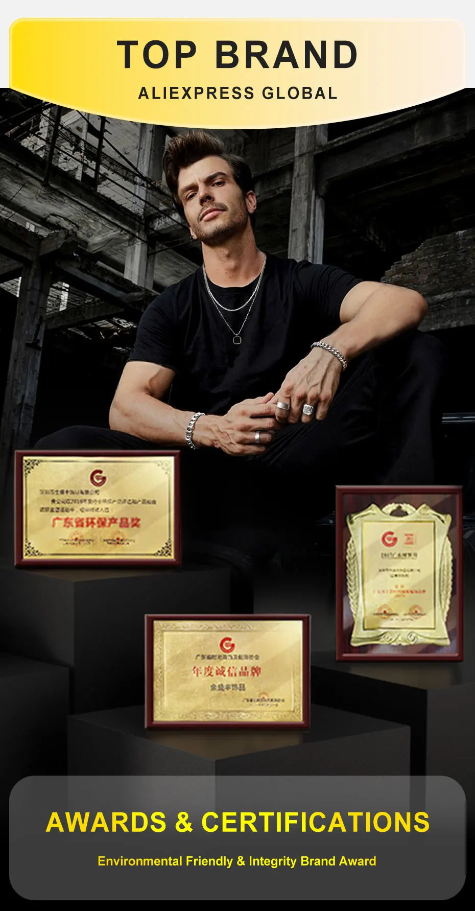 Vnox クロスペンダントフープイヤリング メンズ ボーイズ 27.6mm シルバーカラー 銅ジルコン パンクジュエリー ゴシックスタイル 誕生日パーティーギフト