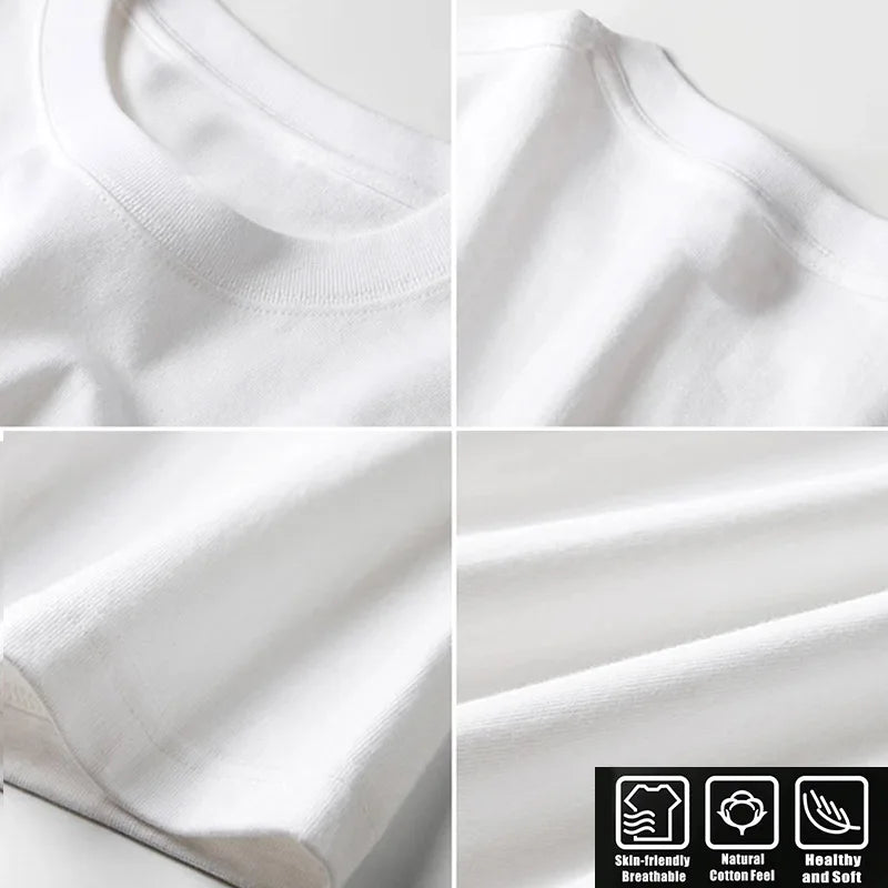 日本のライトサブカルチャー ハンター×ハンター スモールドロップ ムラサキプリント コットン 半袖Tシャツ メンズ レディース トップス ティーシャツ イン