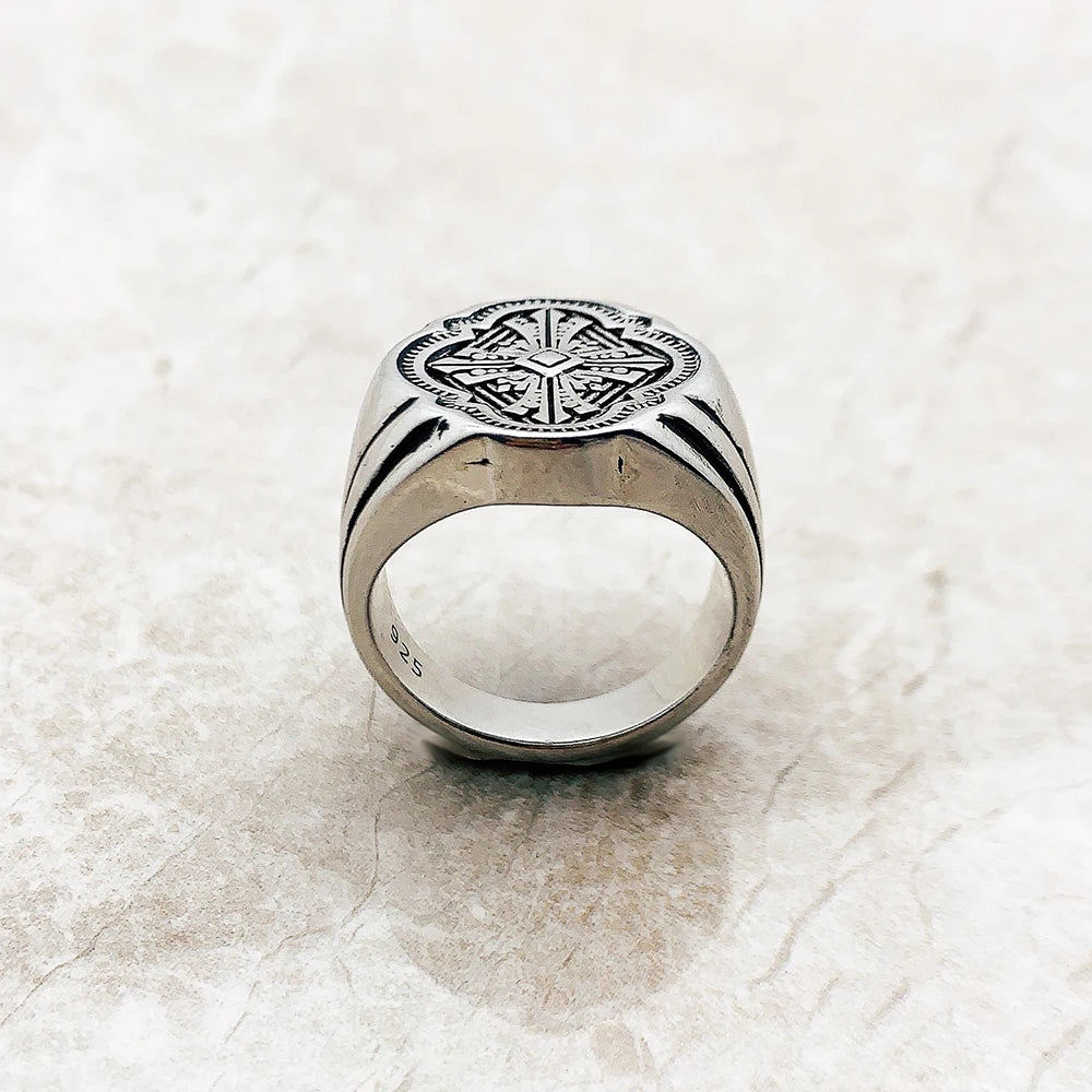 クラシッククロスリング ファインジュエリー レディース メンズ 2023年夏 新作 パーソナルラッキーギフト 925スターリングシルバー