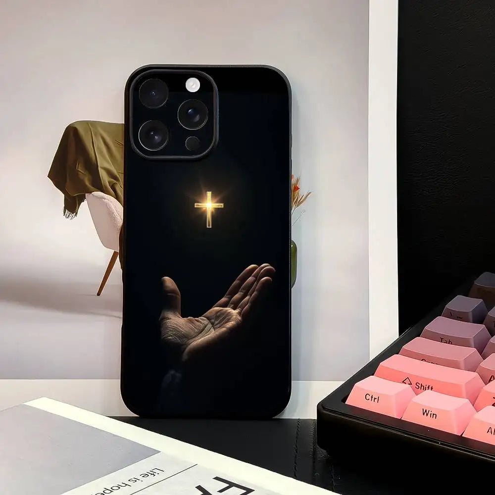 クリエイティブクロス電話ケース 17 12 13 14 15 16Pro Max mini Plus 強力な磁気吸引力