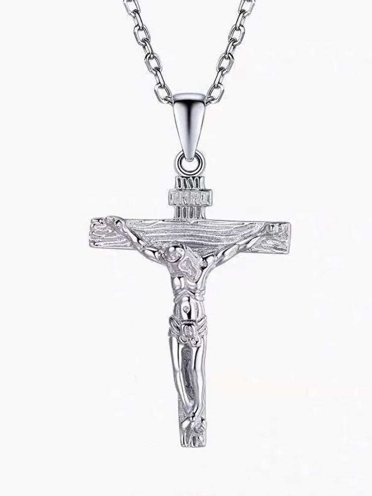 トレンドのクロスネックレス メンズジュエリー 2022年新作 カップルペンダント チャーミングなイエスネックレス レディース ブライダル ウェディングアクセサリー 男性ギフト