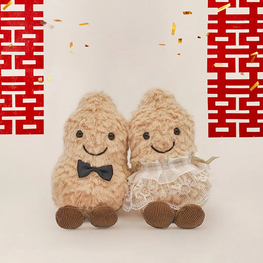 Funny Small Peanut Doll Living Room Decoration Pendant Household Items Room Decoration Pendant Cute Toy Plush Toy Girl Gift