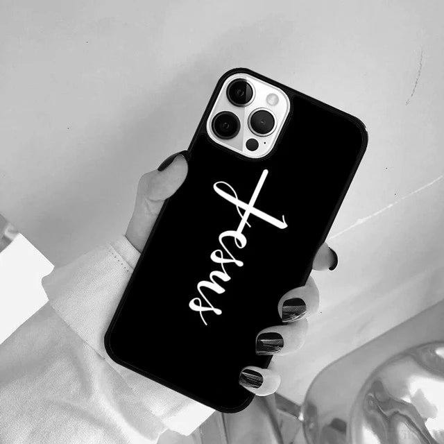 聖書 イエス・キリスト キリスト教 十字架 スマホケースカバー iPhone 17 Air 16 15 14 SE 2020 11 12 13 Pro MAX Plus用